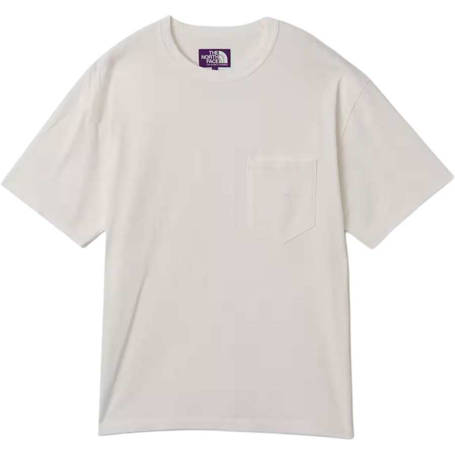 THE NORTH FACE PURPLE LABEL SS25 8oz Field Pocket T Shirt Unisex White