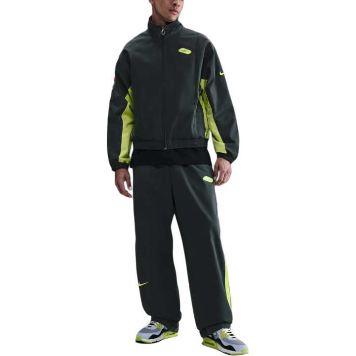 Nike Nike X Patta Jackets Men's Black/bright Yellow Stand Collar Moderate Other