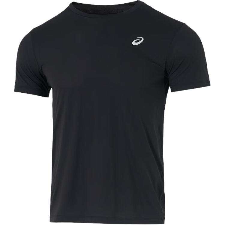 ASICS ASICS T Shirts Men's Black Crew Neck Moderate