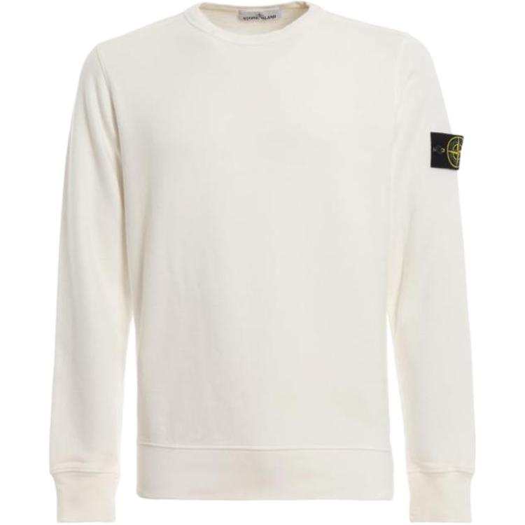 STONE ISLAND Stone Island Compass-patch crew-neck sweatshirt