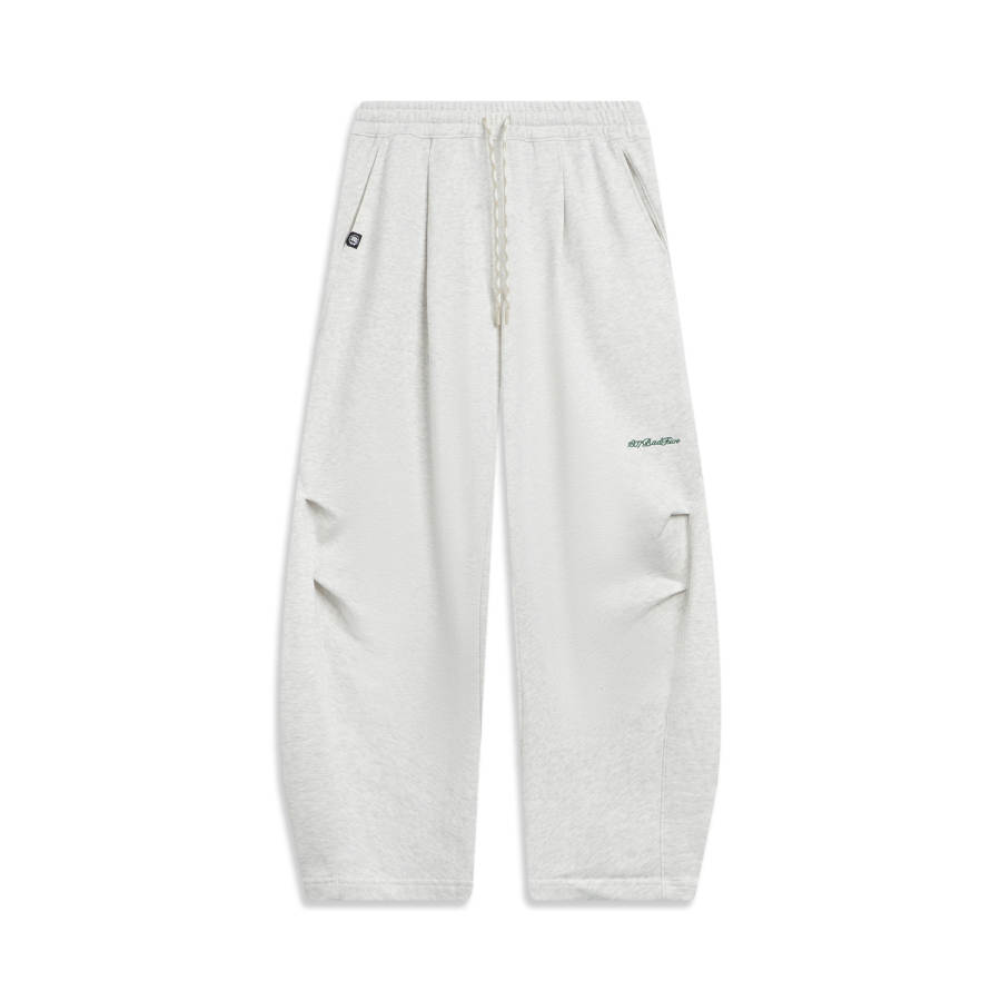 Li-Ning Li Ning Basketball Collection Casual Pants Men's Heather Gray Mist White