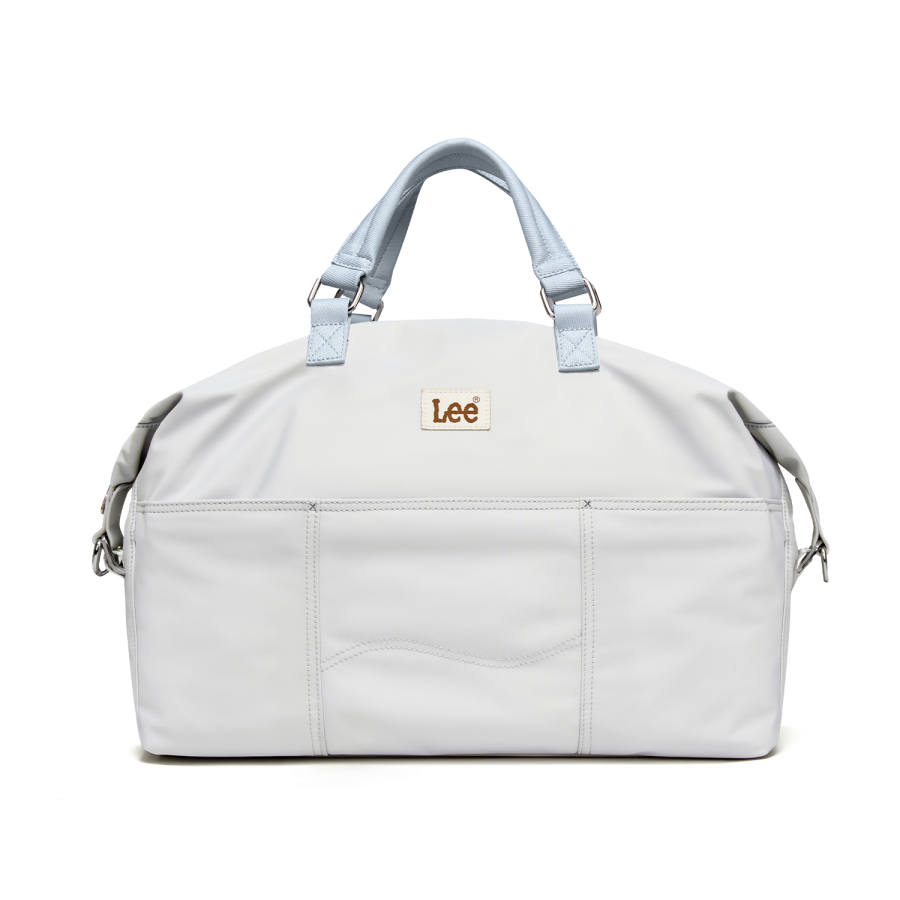 Lee Fabric Travel Lee Bag Unisex Haze Gray/Obsidian Black/Light Purple
