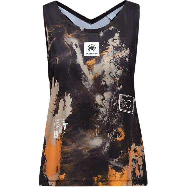 MAMMUT Massone Tank Top Women's Black Orange