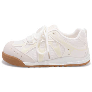 SHENLINSEN Wear resistant And Lightweight Low top Casual Shoes Women's Beige