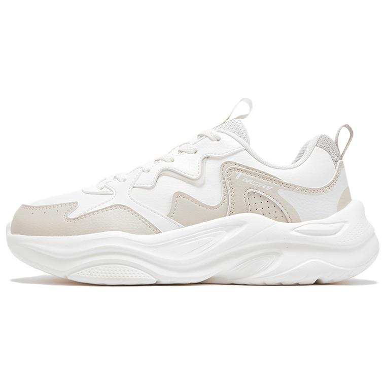 361° Life Collection Cushioning Slip Resistant Lightweight Low top Chunky Sneakers Women's Feather White Oat Milk