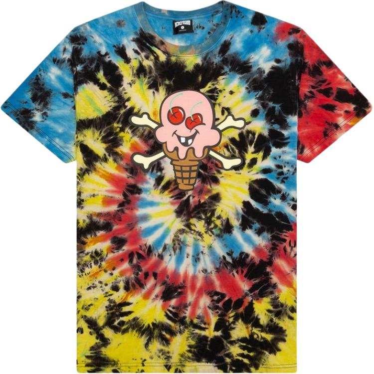 Ice Cream T Shirts Unisex Multicolor Crew Neck Straight Fit