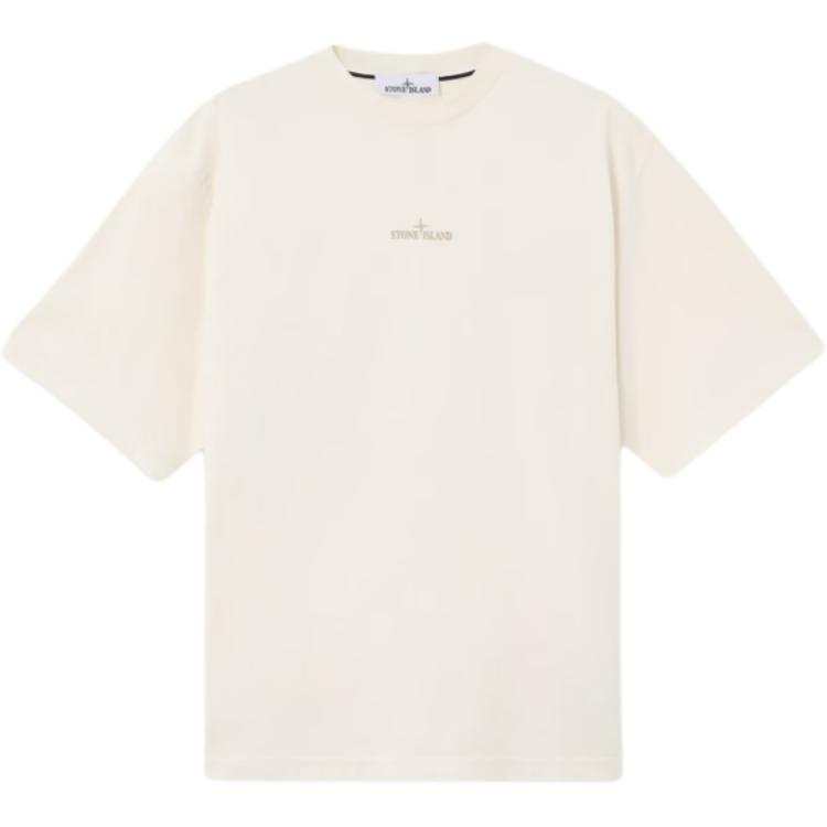 STONE ISLAND Compass Printed Crewneck T Shirt