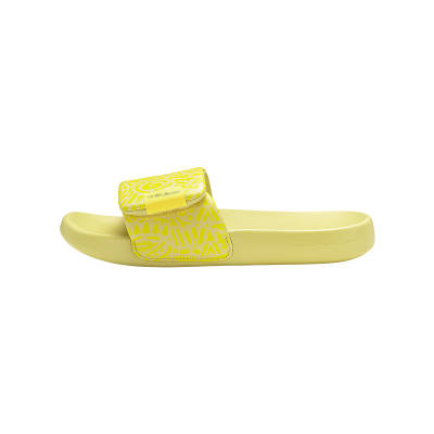 Quiksilver EVA Graffiti Abrasion Resistant Slip Resistant Abrasion Resistant Slide Slippers Women's Lemon