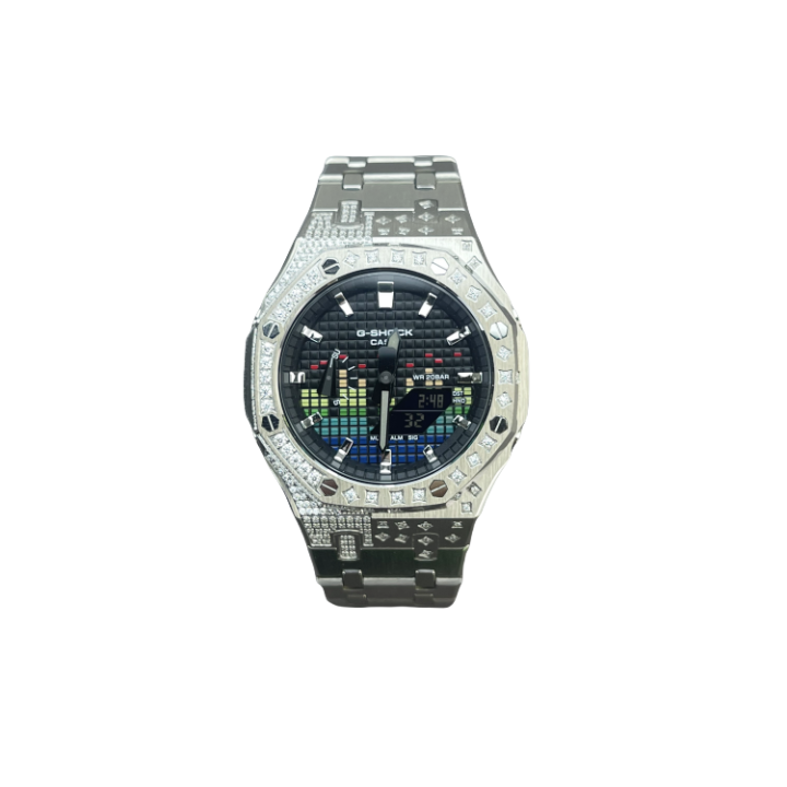 CASIO CASIO Custom Collection GA2100 Collection Quartz Movement Stainless Steel Watchband Watch Unisex