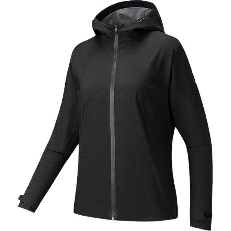 ANTA Variety Training Collection Windbreaker Jackets Women's Black Hooded Moderate