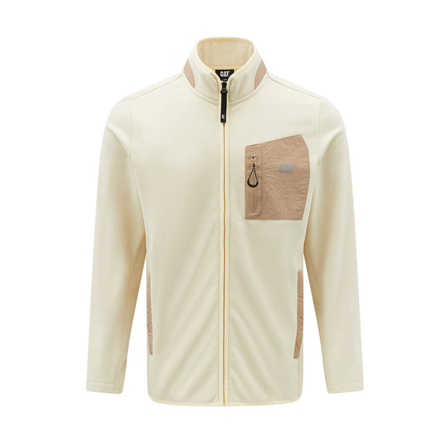 CAT Sweatshirts Men's Stand Collar Moderate Cardigan