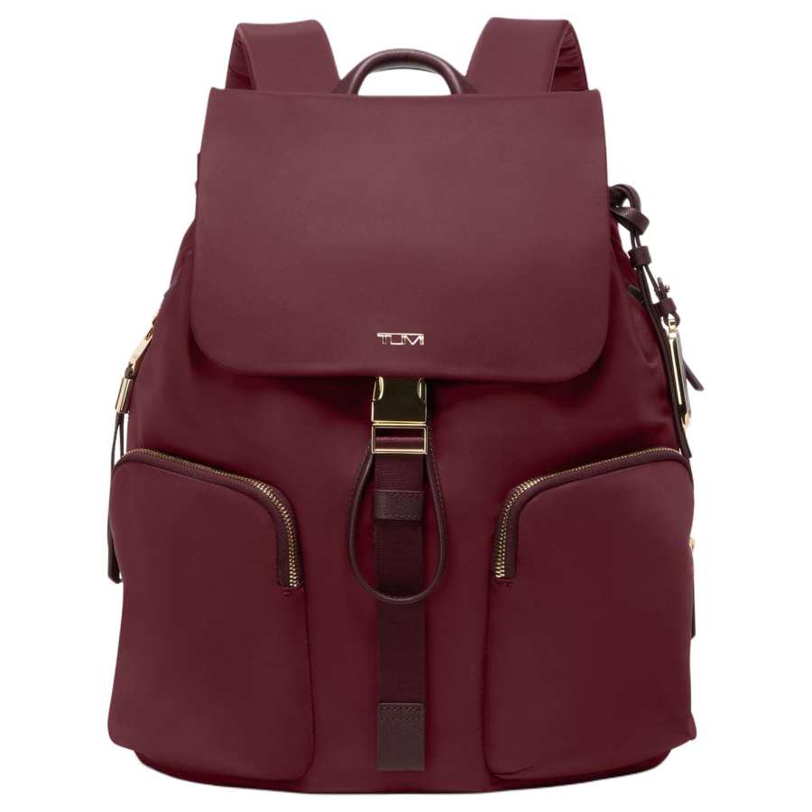 TUMI TUMI Voyageur Nylon Backpack Unisex Burgundy