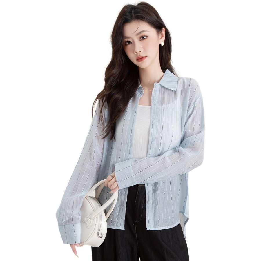 BALENO Shirts Women's Polo Collar Thin Other