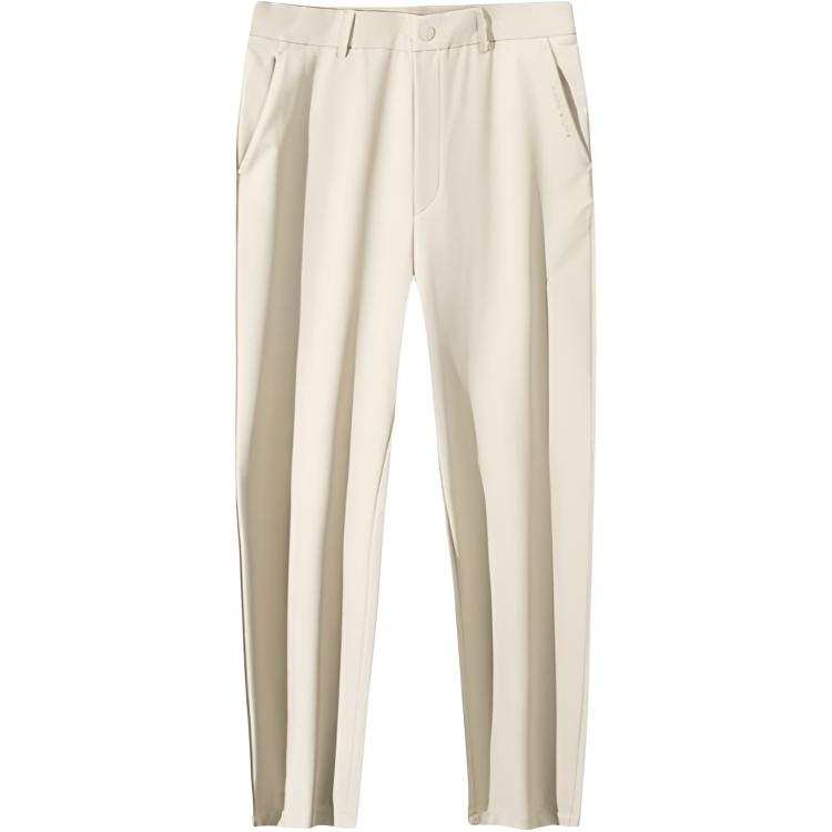 Anta Variety Training Collection Sports Pants Men's Beige Khaki