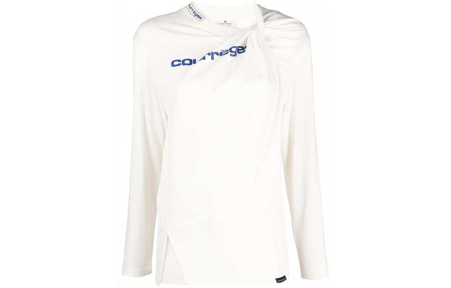 COURREGES Courrèges Twist Shell Long Sleeve 'Heritage White'