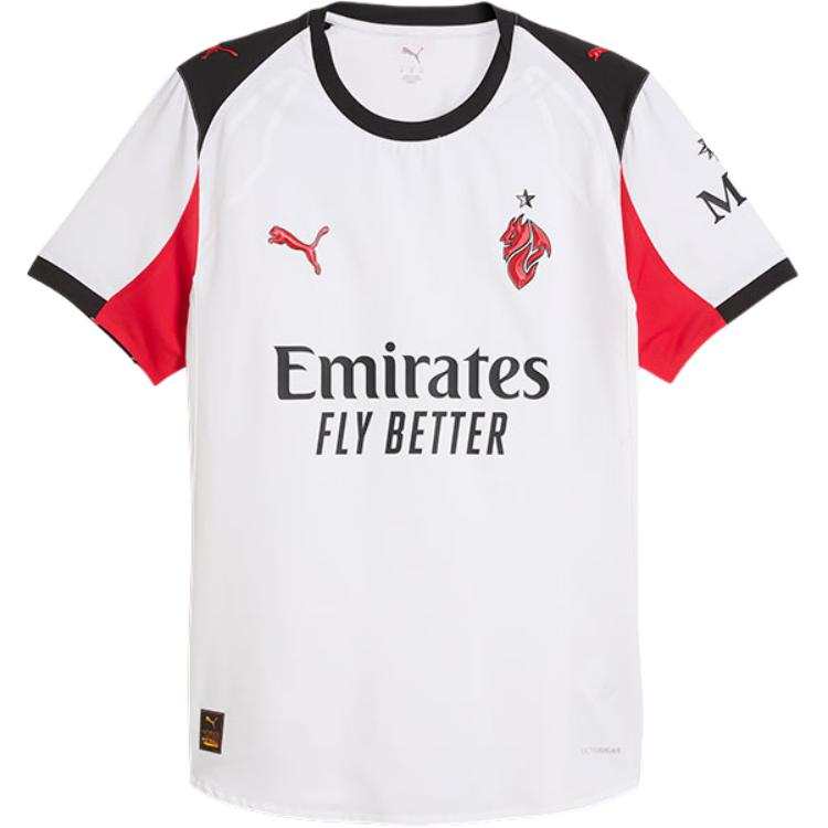 PUMA AC Beige Blue Soccer Jersey Player Edition Men's