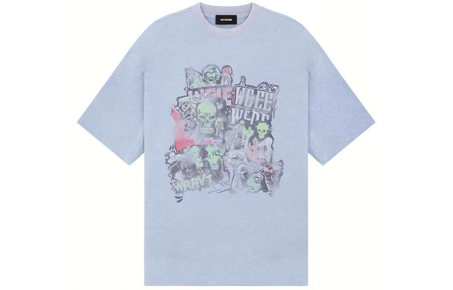 WE11DONE WE11DONE SS24 T Shirt Unisex Blue