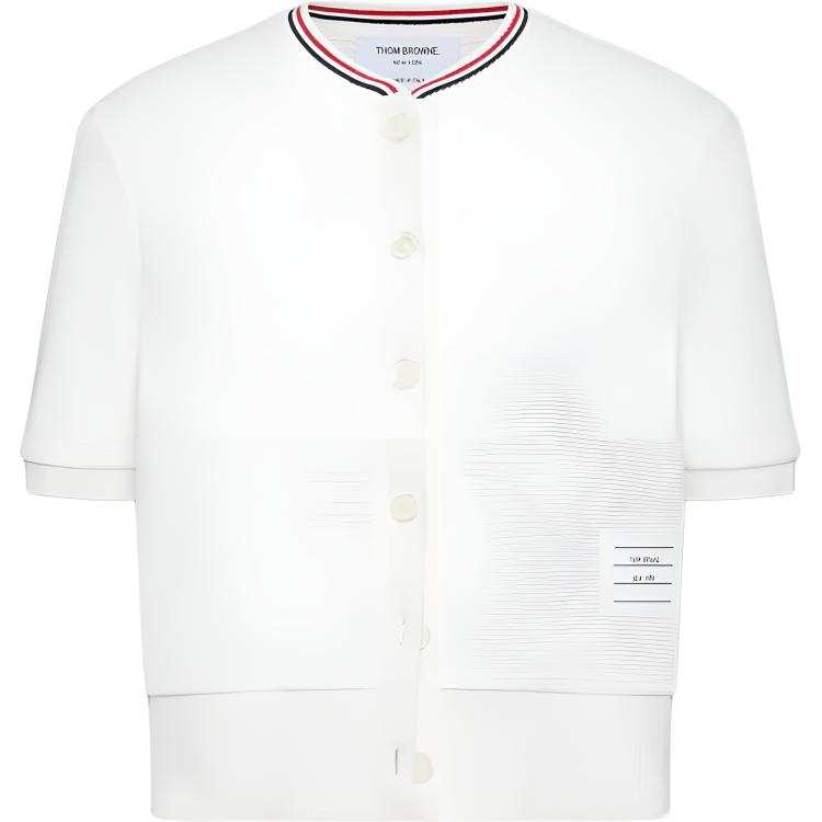 THOM BROWNE Thom Browne RWB-stripe cotton cardigan