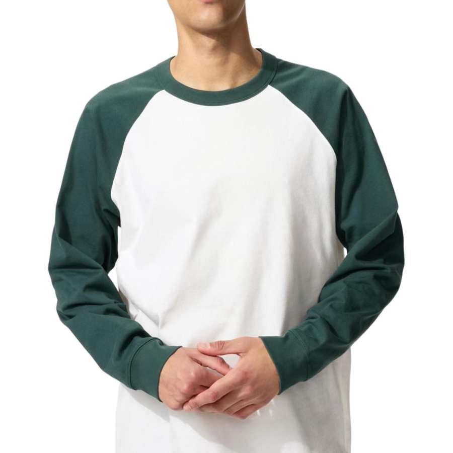 UNIQLO T Shirts Unisex Turquoise Crew Neck Moderate