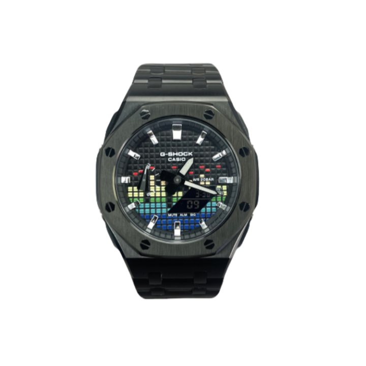 CASIO CASIO Custom Collection GA2100 Collection Quartz Movement Stainless Steel Watchband Watch Unisex