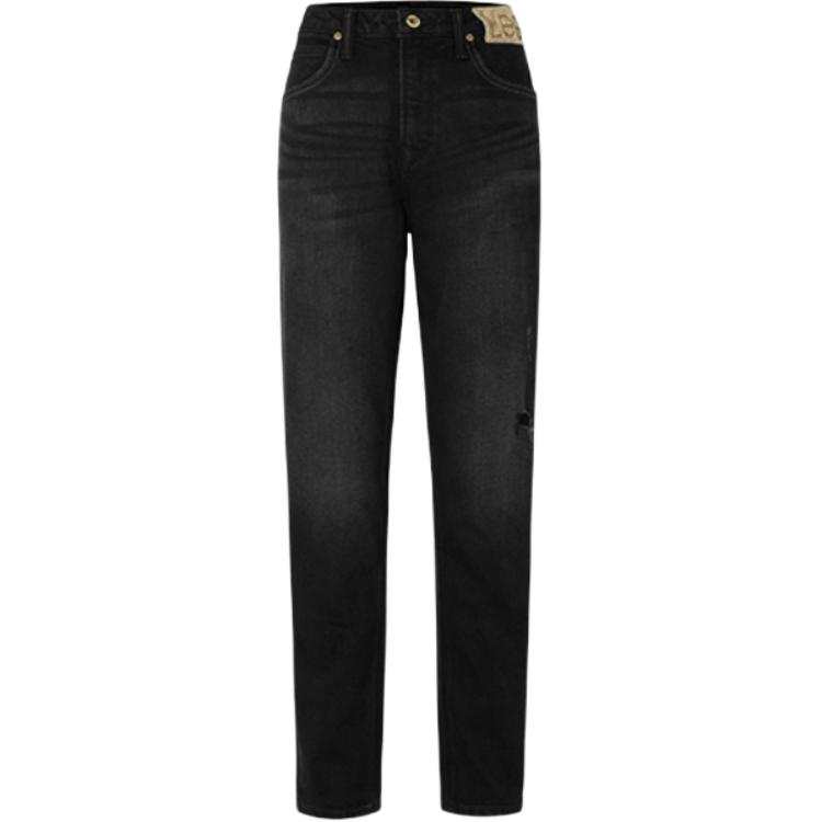 Lee Jeans Women's Black Moderate Straight Fit Pants