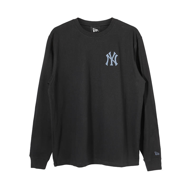 New Era X MLB T Shirts Unisex Black Crew Neck Moderate