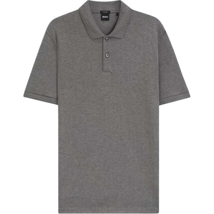Hugo Boss mélange-effect polo shirt