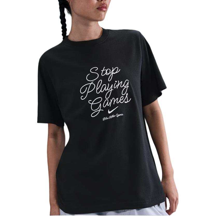 Nike Nike Clothing T Shirts Women's Black Crew Neck