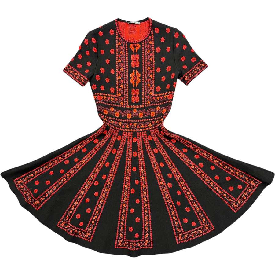 Alexander McQueen Short Sleeved Dress Women's