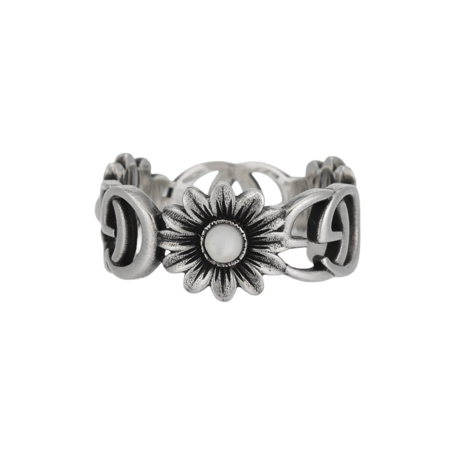 Gucci Gg Marmont mother of pearl ring