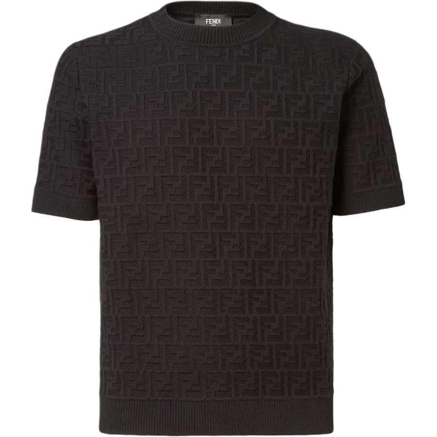 FENDI Logo Detailed Crewneck Knitted Jumper
