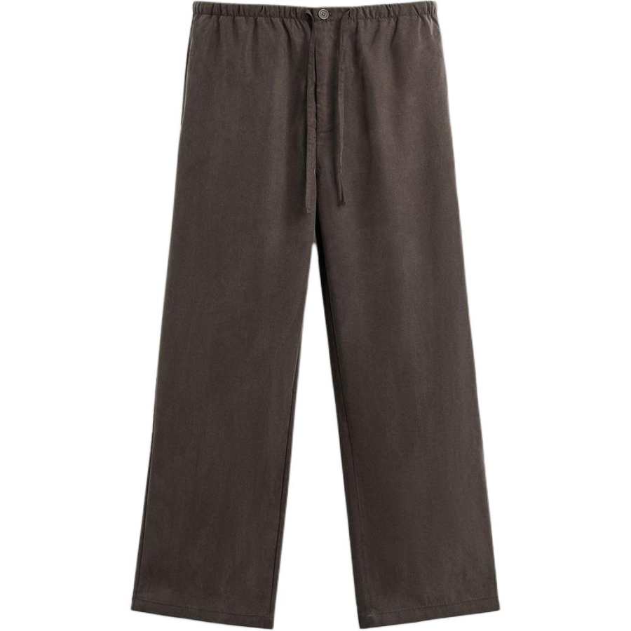 ZARA Casual Pants Men's Chocolate Moderate Straight Fit Pants