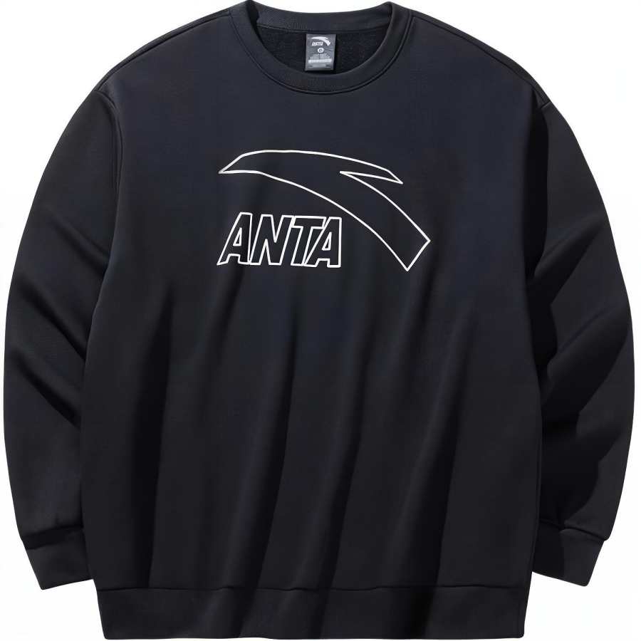 ANTA Anta Life Collection Sweatshirt Men's Basic Black