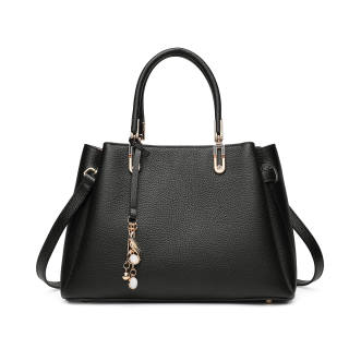 JAGUAR PU With Cow Leather Crossbody Handbag Women's Multicolor
