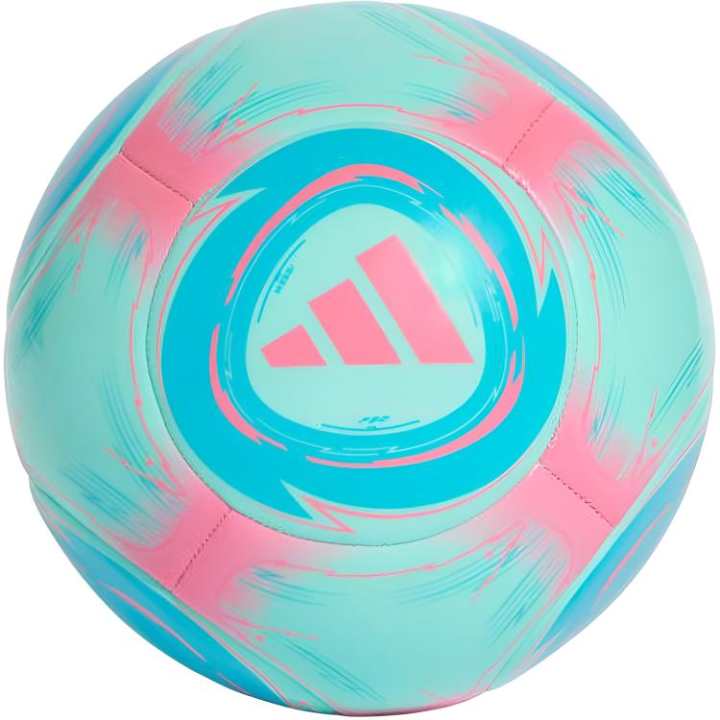 Adidas Adidas Size 5 Soccer Ball TPU Machine Stitched Soccer Ball Unisex Sparkling Aqua Green/Clear Blue/Clear Pink