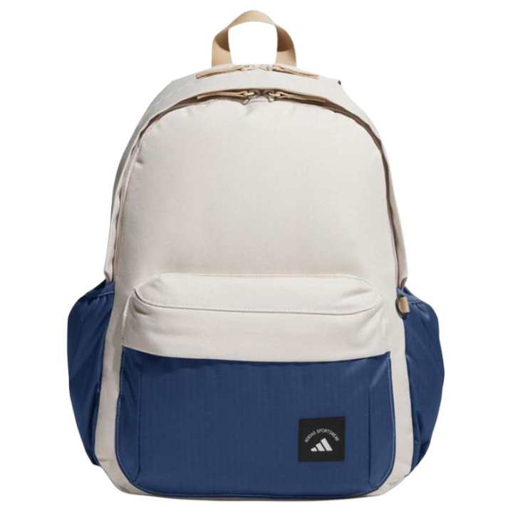 Adidas Adidas Polyester Backpack Unisex Beige & Blue