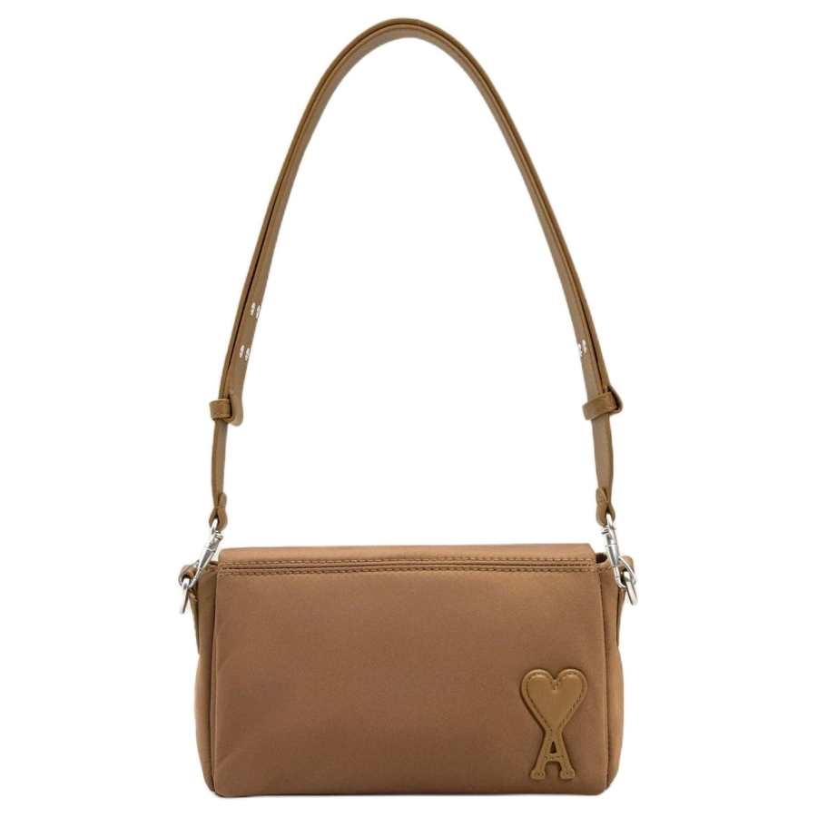 AMIPARIS Nylon Shoulder Bag Unisex Hazelnuts Brown