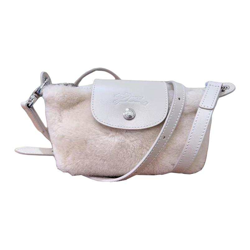 LONGCHAMP LONGCHAMP Le Pliage Xtra Xs Shearling Mini Bag