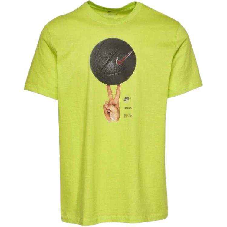 Nike Nike Clothing T Shirts Men's Green Crew Neck