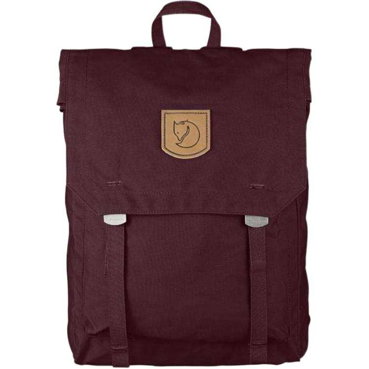 Fjallraven 16L Travel Messenger Bag Backpack Outdoor Bag Cotton With Polyester Dark Brown Purple Unisex