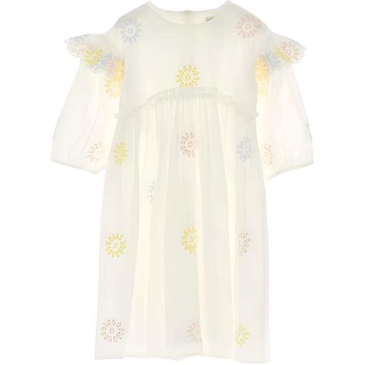 Stella McCartney Dress SS23 White Kids'