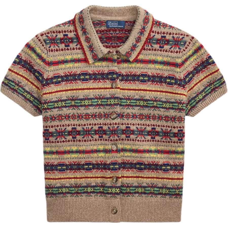 Polo Ralph Lauren FW25 Sweater Slightly Loose Fit Women's Camel