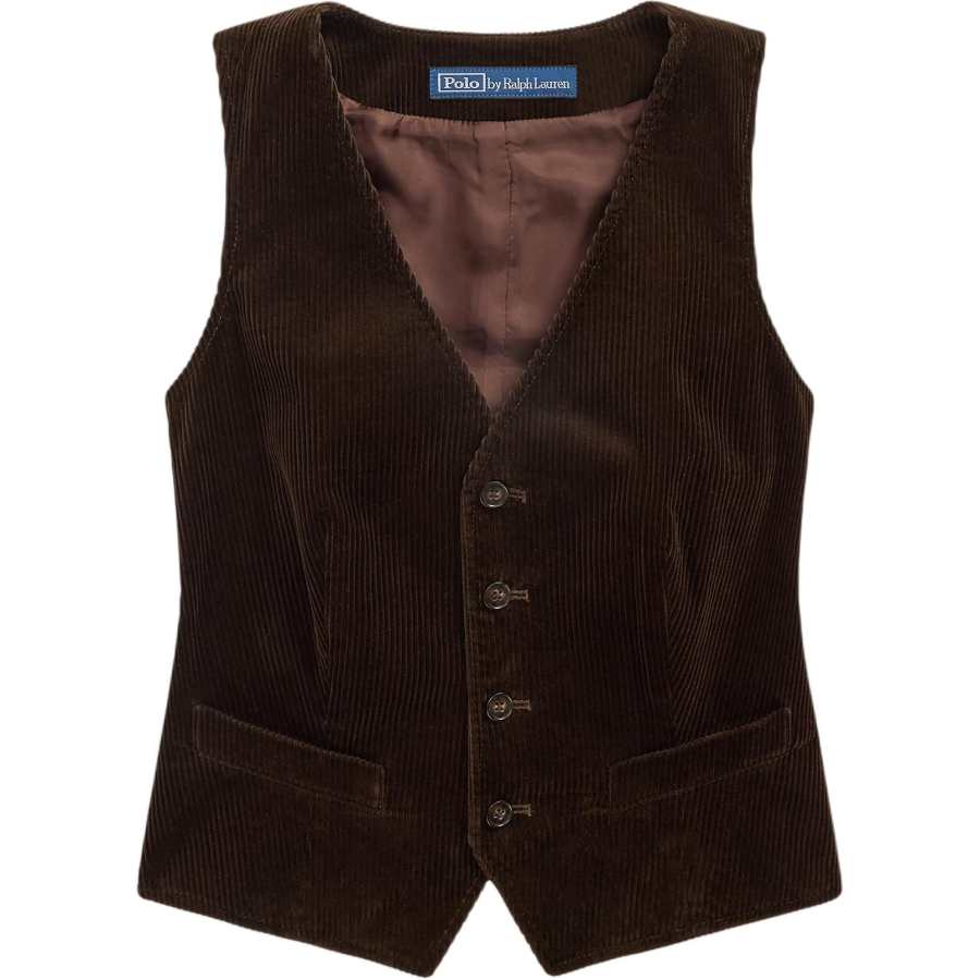 Polo Ralph Lauren corduroy button-up waistcoat