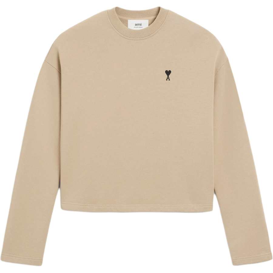 AMIPARIS Ami Paris Logo Detailed Crewneck Sweatshirt