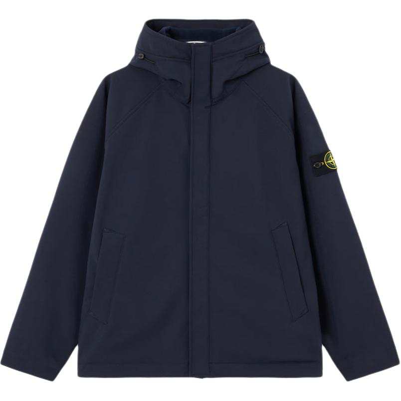 Stone Island hooded raglan-sleeve jacket