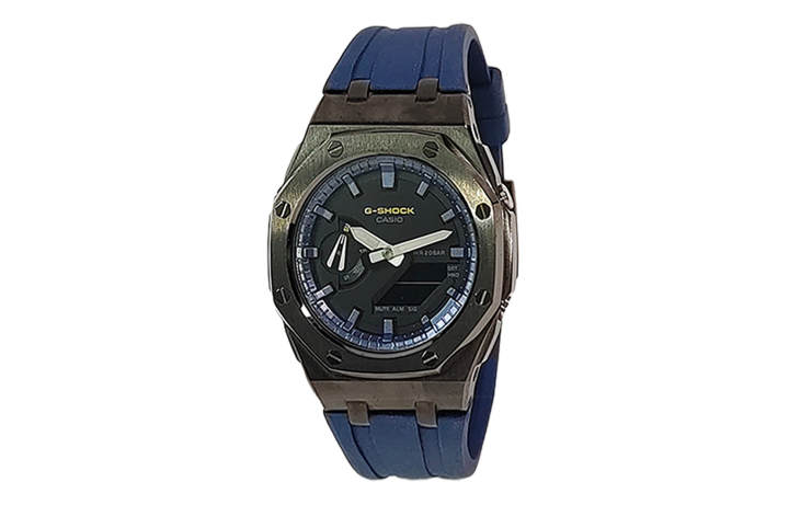 CASIO CASIO Custom Collection GA2100 Collection Quartz Movement Fluoroelastomer Strap Watch Men's Watches