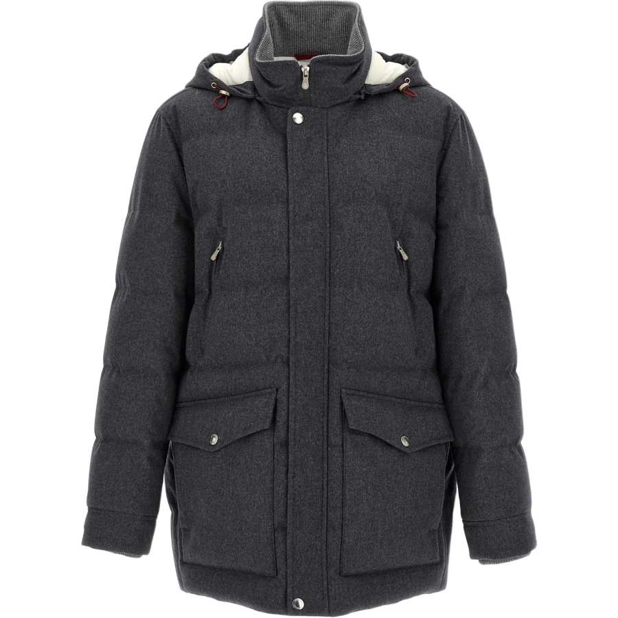 Brunello Cucinelli Brunello Cucinelli quilted wool coat