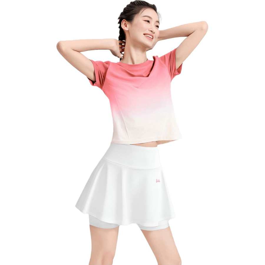 Barbie Fitness Sets Women's Crew Neck Thin