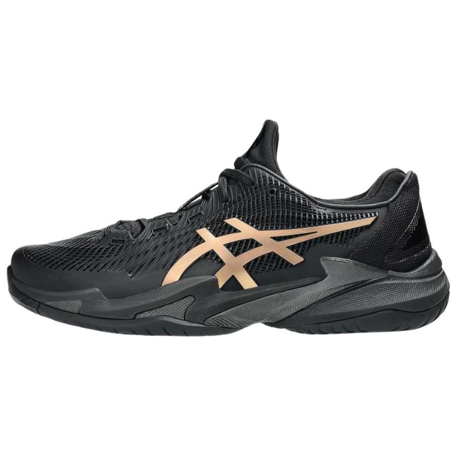 ASICS Court FF 3 Novak Cushioning Low top Tennis Shoes Men's Black Gold