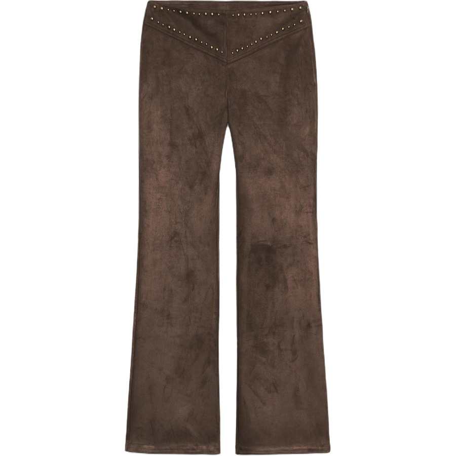 ZARA Casual Pants Women's Chocolate Moderate Flared Pants